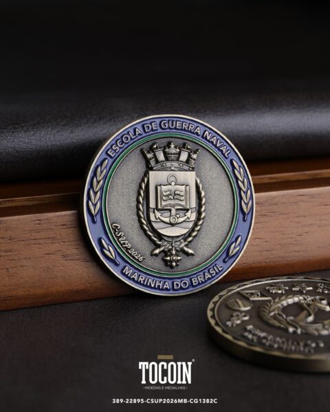 Moeda militar personalizada – challenge coin – 389-22895-CSUP2026MB-CG1382C