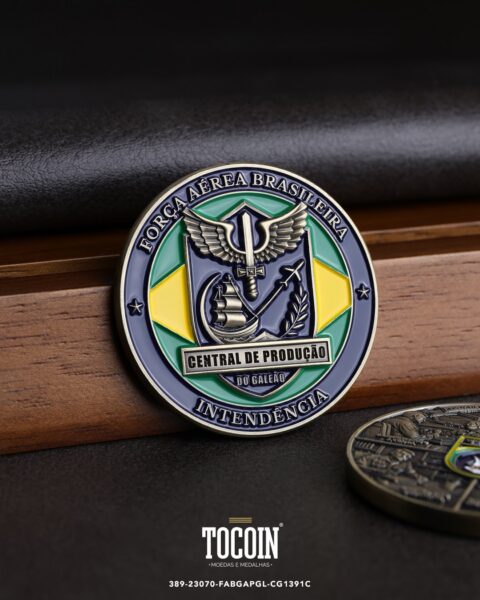 Moeda militar personalizada – challenge coin – 389-23070-FABGAPGL-CG1391C