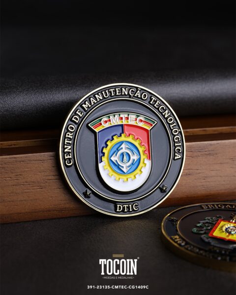 Moeda militar personalizada – challenge coin – 391-23135-CMTEC-CG1409C
