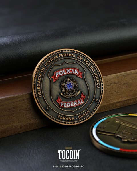 Moeda militar personalizada – challenge coin – 290-16151-PFFOZ-0227C