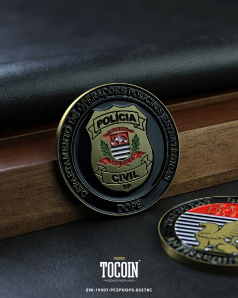 Moeda militar personalizada – challenge coin – 290-19307-PCSPDOPE-02278C