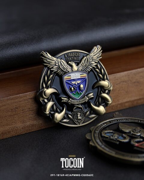 Moeda militar personalizada – challenge coin – 291-18169-4CIAPMMG-CG0562C