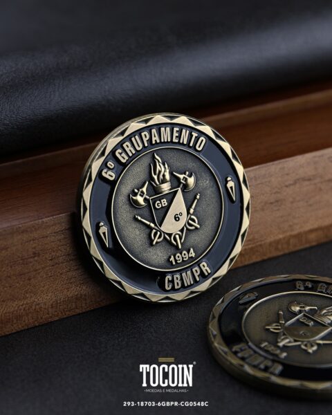 Moeda militar personalizada – challenge coin – 293-18703-6GBPR-CG0548C