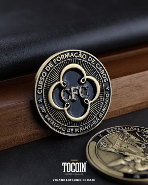 Moeda militar personalizada – challenge coin – 293-18884-CFC20BIB-CG0560C