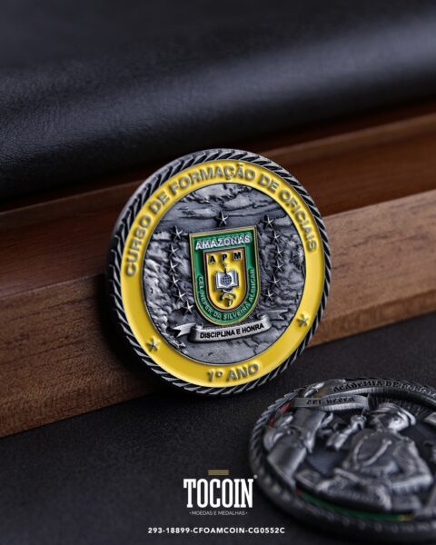 Moeda militar personalizada – challenge coin – 293-18899-CFOAMCOIN-CG0552C