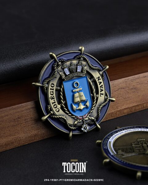 Moeda militar personalizada – challenge coin – 294-19381-PT1GREMIOARMADACN-02289C