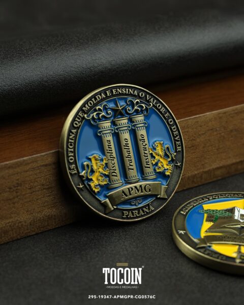 Moeda militar personalizada – challenge coin – 295-19347-APMGPR-CG0576C