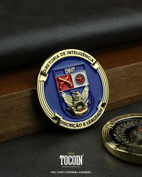 Moeda militar personalizada – challenge coin – 295-19491-COIPMAL-CG0589C