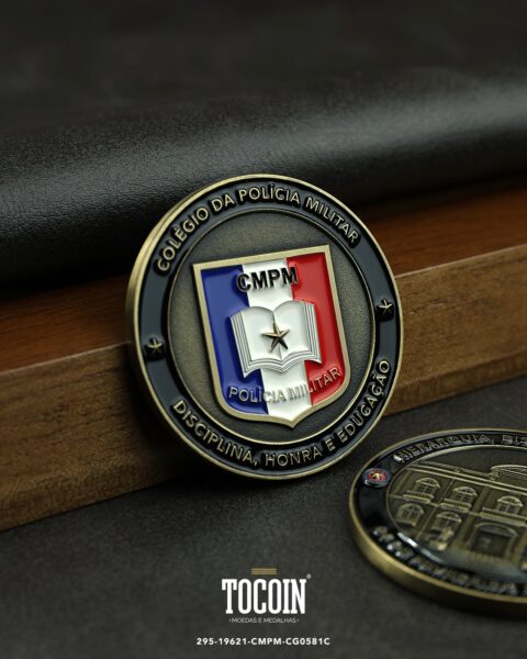 Moeda militar personalizada – challenge coin – 295-19621-CMPM-CG0581C