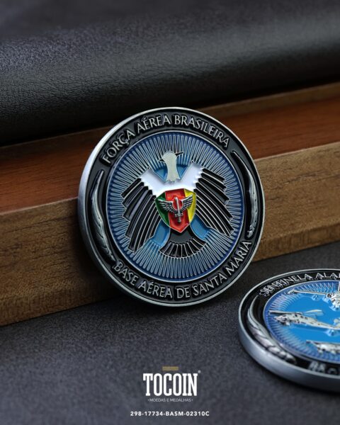 Moeda militar personalizada – challenge coin – 298-17734-BASM-02310C
