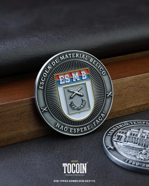 Moeda militar personalizada – challenge coin – 298-19934-ESMBCOIN-02311C