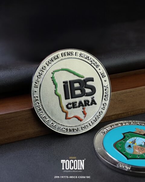 Moeda corporativa personalizada (challenge coin) – presente para funcionários e empresas – 299-19775-IBSCE-CG0618C
