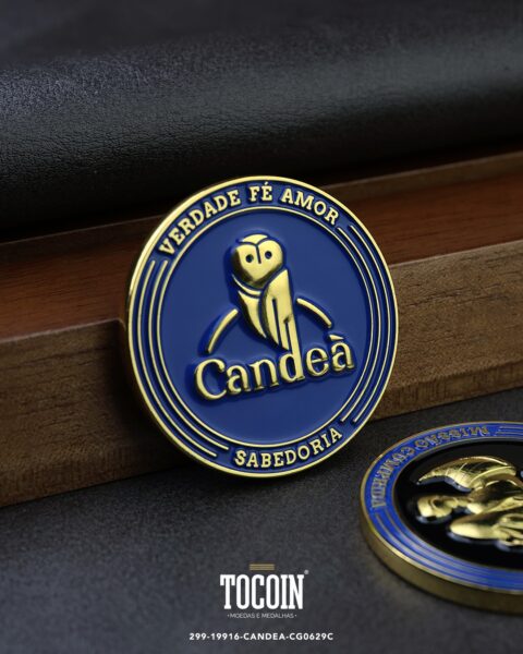 Moeda corporativa personalizada (challenge coin) – presente para funcionários e empresas – 299-19916-CANDEA-CG0629C