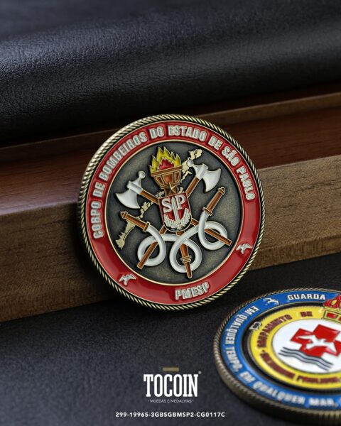 Moeda militar personalizada – challenge coin – 299-19965-3GBSGBMSP2-CG0117C