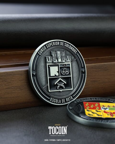 Moeda militar personalizada – challenge coin – 300-19980-1BPC-02321C
