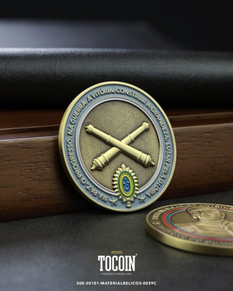 Moeda militar personalizada – challenge coin – 300-20101-MATERIALBELICO3-0039C