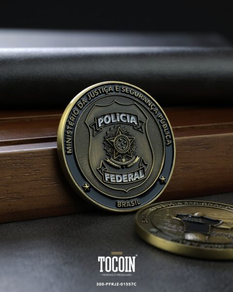 Moeda militar personalizada – challenge coin – 300-PFRJ2-01557C