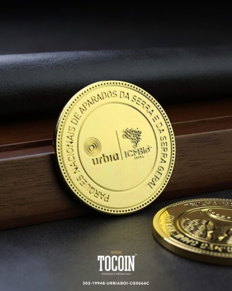 Moeda corporativa personalizada (challenge coin) – presente para funcionários e empresas – 303-19948-URBIABOI-CG0666C