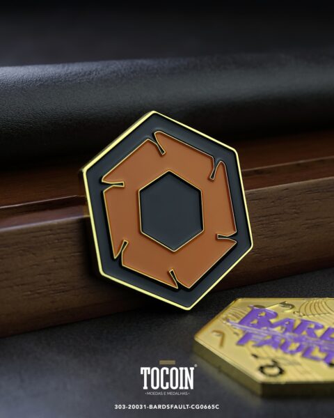 Moeda corporativa personalizada (challenge coin) – presente para funcionários e empresas – 303-20031-BARDSFAULT-CG0665C