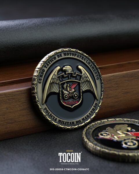 Moeda militar personalizada – challenge coin – 303-20058-CTMCOIN-CG0667C
