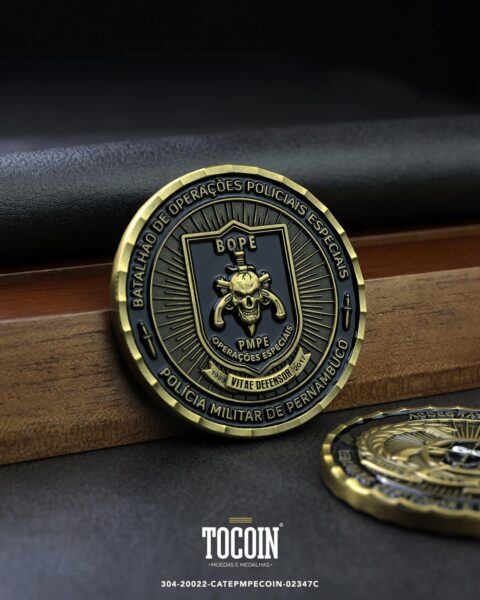 Moeda militar personalizada – challenge coin – 304-20022-CATEPMPECOIN-02347C