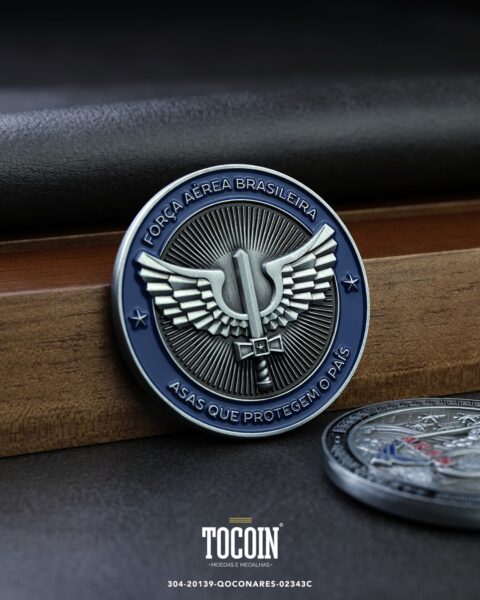 Moeda militar personalizada – challenge coin – 304-20139-QOCONARES-02343C