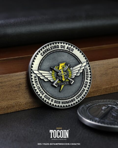 Moeda militar personalizada – challenge coin – 305-19620-GETAMPMSECOIN-CG0675C
