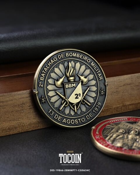 Moeda militar personalizada – challenge coin – 305-19866-2BMMPT1-CG0634C