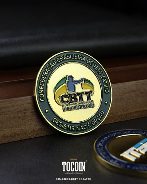 Moeda corporativa personalizada (challenge coin) – presente para funcionários e empresas – 305-20033-CBTT-CG0697C