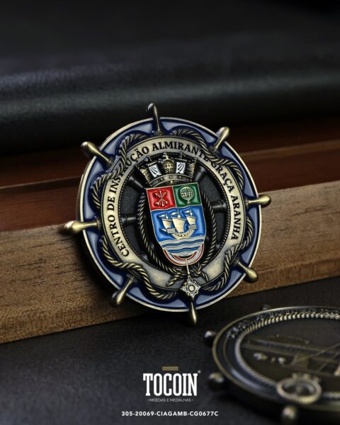 Moeda militar personalizada – challenge coin – 305-20069-CIAGAMB-CG0677C