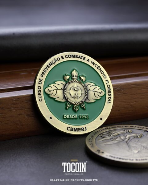 Moeda militar personalizada – challenge coin – 306-20140-COINCPCIFRJ-CG0719C