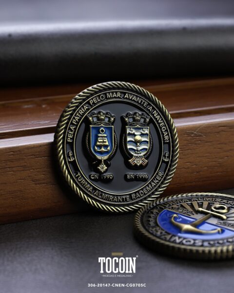 Moeda militar personalizada – challenge coin – 306-20147-CNEN-CG0705C