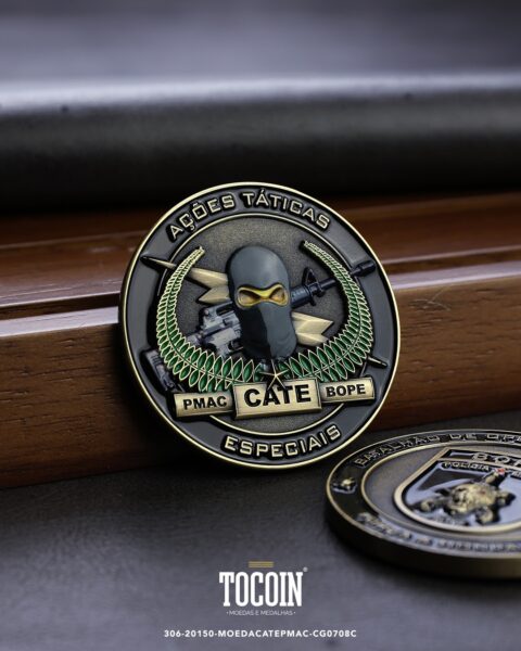 Moeda militar personalizada – challenge coin – 306-20150-MOEDACATEPMAC-CG0708C