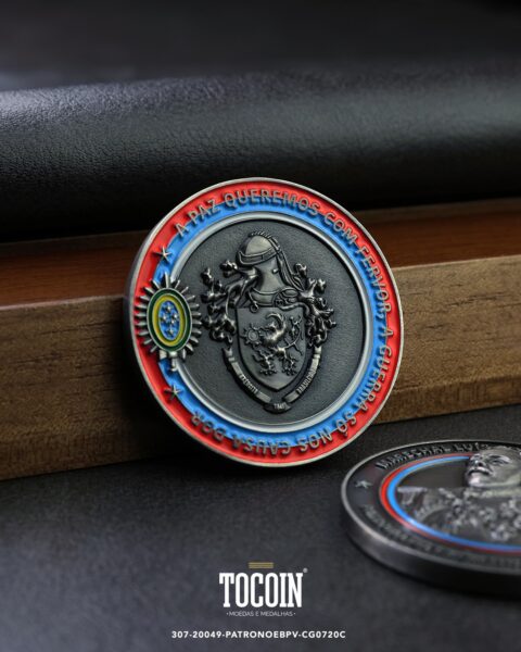 Moeda militar personalizada – challenge coin – 307-20049-PATRONOEBPV-CG0720C