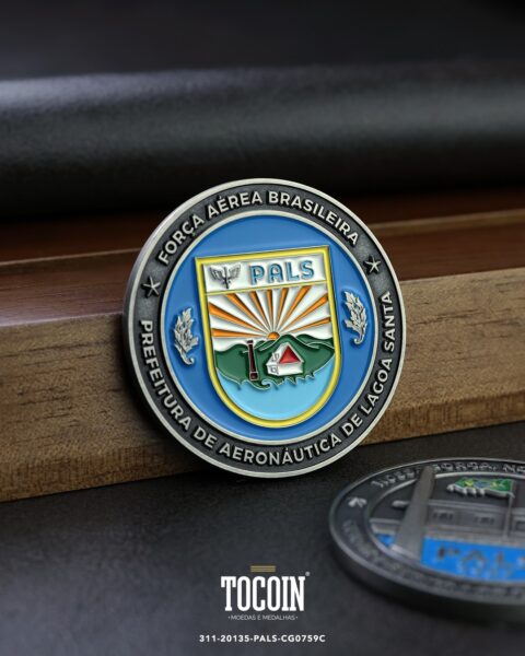 Moeda militar personalizada – challenge coin – 311-20135-PALS-CG0759C