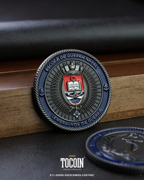 Moeda militar personalizada – challenge coin – 311-20205-2025CEMOS-CG0740C