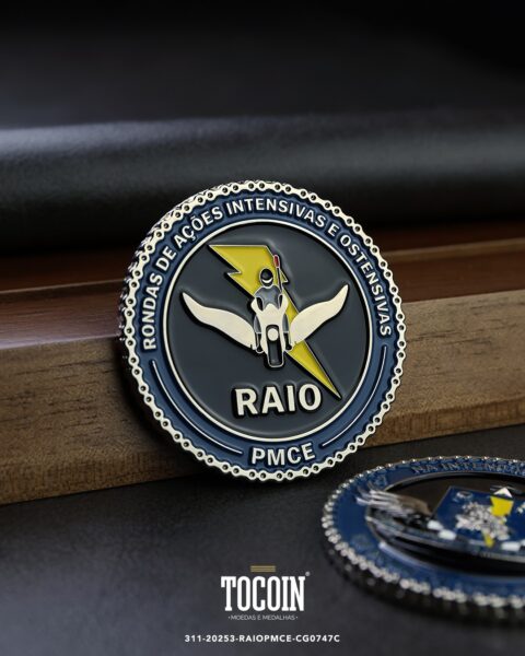 Moeda militar personalizada – challenge coin – 311-20253-RAIOPMCE-CG0747C