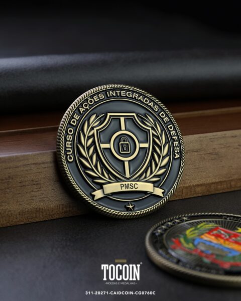 Moeda militar personalizada – challenge coin – 311-20271-CAIDCOIN-CG0760C