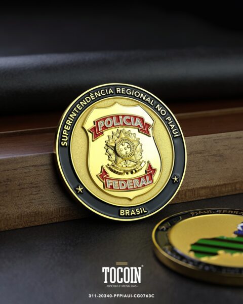 Moeda militar personalizada – challenge coin – 311-20340-PFPIAUI-CG0763C