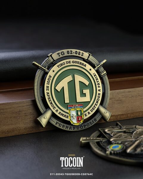 Moeda militar personalizada – challenge coin – 311-20343-TG02083EB-CG0764C