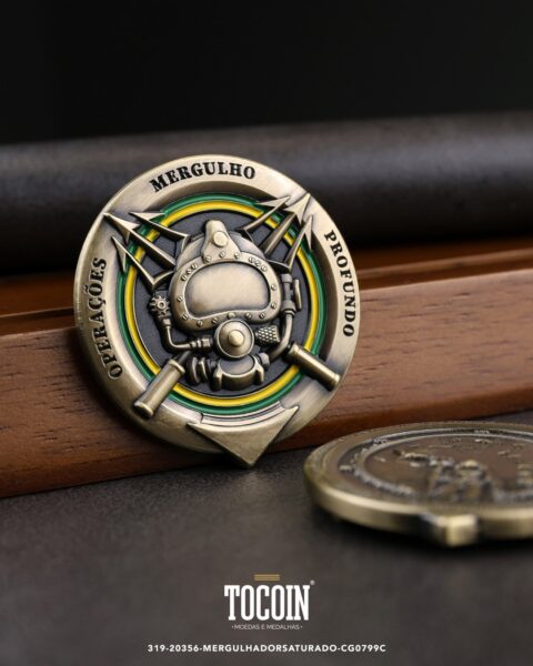 Moeda militar personalizada – challenge coin – 319-20356-MERGULHADORSATURADO-CG0799C